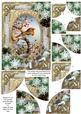 Robin Snow 7x5inch All 4 Corner Stacker Card Front