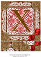 Vinatge Red x Monogram 8inch Picture Sheet