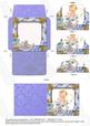 Baby Boy 3in Mini Card Envelope Scalloped Bottom Stacker Aio