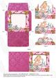 Baby Girl 3in Mini Card Envelope Scallop Bottom Stacker Aio