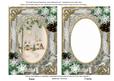 Winter Pub Snow 7x5in Card Picture and Shaker Frame