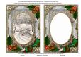 Snow Bridge Holly 7x5in Card Picture and Shaker Frame