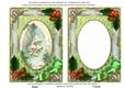 Snow Bells Holly 7x5in Card Picture and Shaker Frame