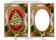 Elegant Tree Holly 7x5in Card Picture and Shaker Frame