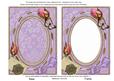 Lilac Damask Rosebud Plain 7x5in Picture and Shaker Frame