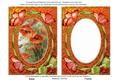 Poppies and Butterflies 7x5in Picture and Shaker Frame