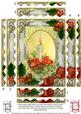 Traditional Candle Holly 7x5in Spiral Wavy Edge Stacker