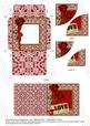 Red Rose Love is Mini Card Envelope Duo Corner Stacker Aio