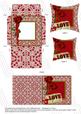 Red Rose Love is Mini Card Envelope Pointy Stacker Aio