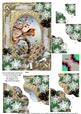 Robin 1 Snow 7x5in Scalloped Duo Corner Stacker