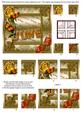 June Rose Gold Birthday 4 Corner Stacker Card Front