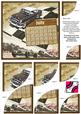 Vintage Cars July Calendar 6in Duo Corner Stacker