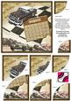 Vintage Cars August Calendar 6in Duo Corner Stacker