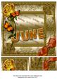 June Rose Gold Birthday 8inch Picture Sheet