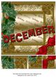 December Winter Gold Birthday 8inch Picture Sheet