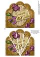 Plum Gold 40 Today Ornate Scallop Deco Stacker