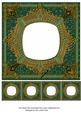 Emerald 8in Renaissance Style Blank Frame with Minis