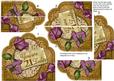 You Are 21 Purple Rose Ornate Scalloped Side Stacker