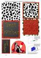 Dalmation Shoes Birthday Mini 3D Pop-up Card