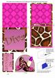 Giraffe Shoes Diva Mini 3D Pop-up Card