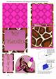Giraffe Shoes Valentine Mini 3D Pop-up Card