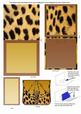 Leopard Print Blank Bag Mini 3D Pop-up Card