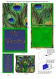 Peacock Print Bag Valentine Mini 3D Pop-up Card