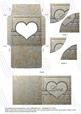 Silver Lace Love Mini Card Envelope Duo Corner Stacker Aio