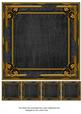 Tapestry Black Fancy 8in Picture Frame