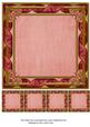 Tapestry Pink Fancy 8in Picture Frame