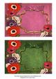 Anemones Pink and Green Duo 7x5in Card Front Bases