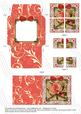 Lacey Oriental Peony Card Envelope 4 Corner Stacker Aio