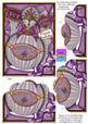 Lavender Perfume Diane Birthday 7x5in Scallop Bottom Stacker