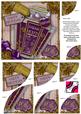 Parma Violets 40th Art Deco Perfume 6in Duo Corner Stacker