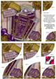 Parma Violets 100th Art Deco Perfume 6in Duo Corner Stacker