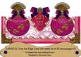 Pink Sapphire Perfumes Large Dl Ote with Decoupage Card Kit