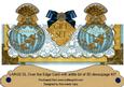 Aquamarine Perfume Set Large Dl Ote with Decoupage Card Kit