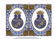 Blue Sapphire Perfume 7x5in Fancy Insert for Cards