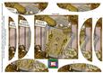 Art Deco 70th Parfum De Soir 5in Round Spiral Stacker
