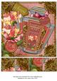 Honeysuckle Perfume 80th Birthday 8in Topper Sheet