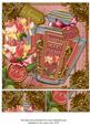 Honeysuckle Perfume 100th Birthday 8in Topper Sheet