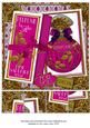 Pink Sapphire Boxed Perfume for You 8in Topper Sheet
