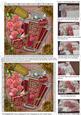 Sweet Peas Perfume Best Wishes 5in Paper Weaving Sheet