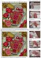 Rose Perfume Birthday 5in Paper Weaving Sheet