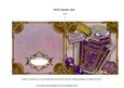Parma Violets Perfume 90th Birthday 5in Cut and Fold Card