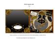 Black Musk Perfume 40th Birthday 5in Cut and Fold Card