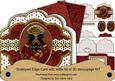 Burlesque Perfume Anglaise Scalloped 3D Decoupage Card Kit
