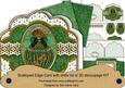 Emerald Perfume Em Anglaise Scalloped 3D Decoupage Card Kit