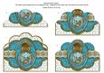 Aquamarine Perfume Em Anglaise Scallop Bottom Stacker