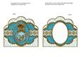 Aquamarine Perfume Em Anglaise Scallop Card Base Frame